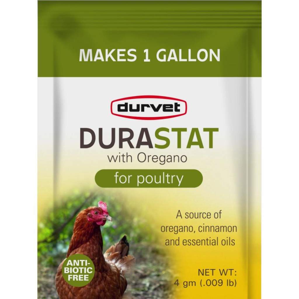Durvet Poultry DuraStat with Oregano Packet 4gm – Russell Feed & Supply