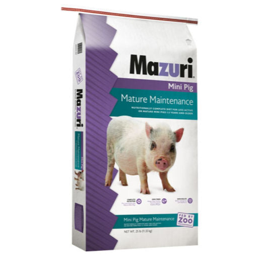 Mazuri Mini Pig Mature Maintenence 25lb