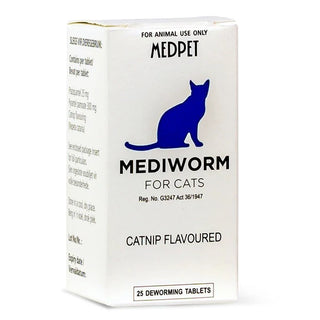 Mediworm Dewormer for Cats, Single Tablet