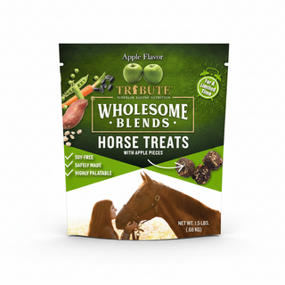 Tribute Equine Nutrition Wholesome Blends Apple Horse Treats, 1.5lb bag