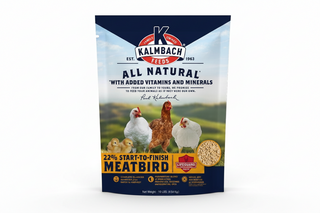 Kalmbach 22% All Natural Start to Finish Meatbird Crumbles, 10lb