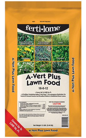 Fertilome A-Vert Plus Lawn Food 18-0-12 (12 lbs)