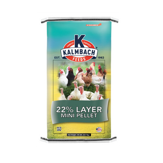 Kalmbach 22% Layer Mini Pellet, 50LB