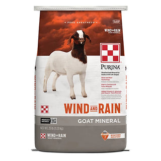 Purina Wind and Rain Goat Mineral, 25LB