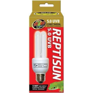 Zoo Med ReptiSun 5.0 Mini Compact Fluorescent Lamp, 13 Watts