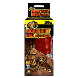 Zoo Med Nightlight Red Reptile Bulb 100W