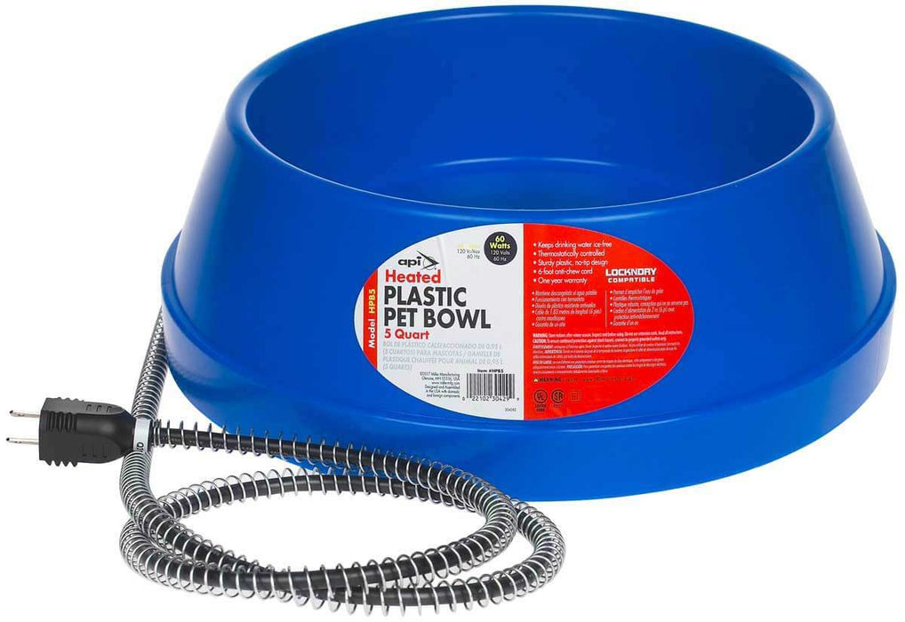 Heated Pet Water Bowl 5QT