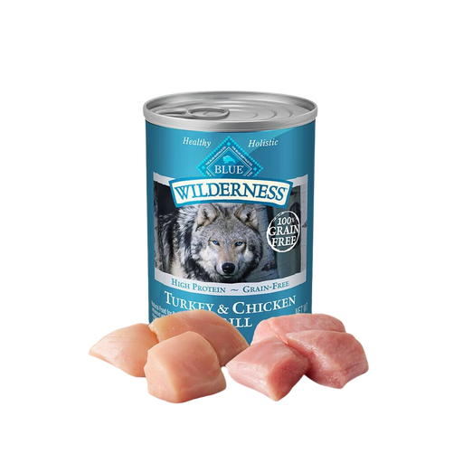 Blue Buffalo Can Wilderness Dog Turkey & Chicken 12.5oz 12ct