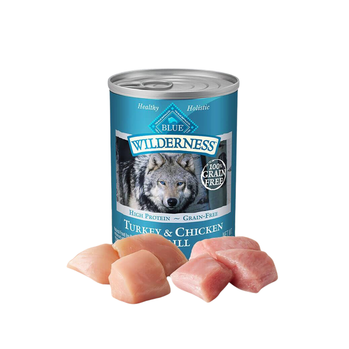 Blue Buffalo Can Wilderness Dog Turkey & Chicken 12.5oz 12ct