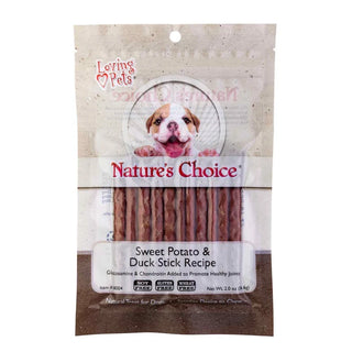Loving Pets Nature's Choice Sweet Potato & Duck Meat Sticks, 2oz