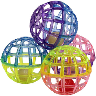 Cat Toy Lattice Ball 4pk
