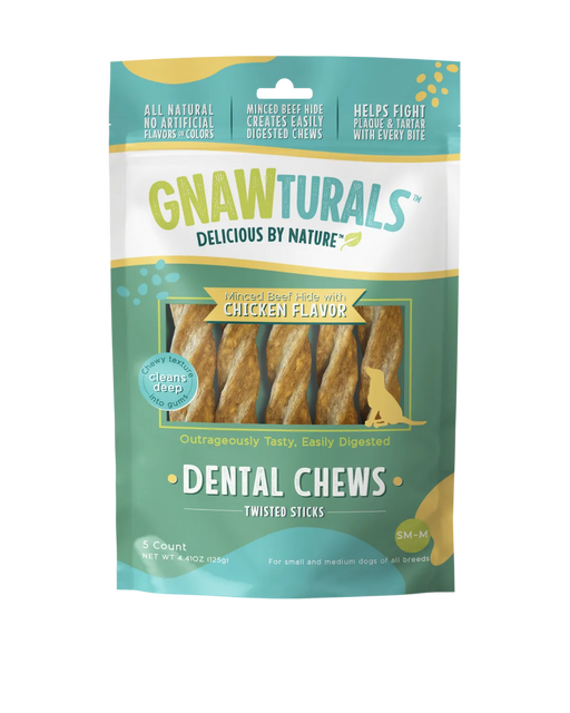 GnawTurals Dental Chews - Chicken Flavored