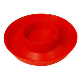 Chick Fountain Mason Jar Base Plastic Red