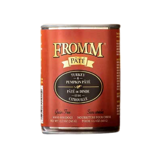FROMM Can Dog Pate Grain Free Turkey & Pumpkin 12oz 12ct