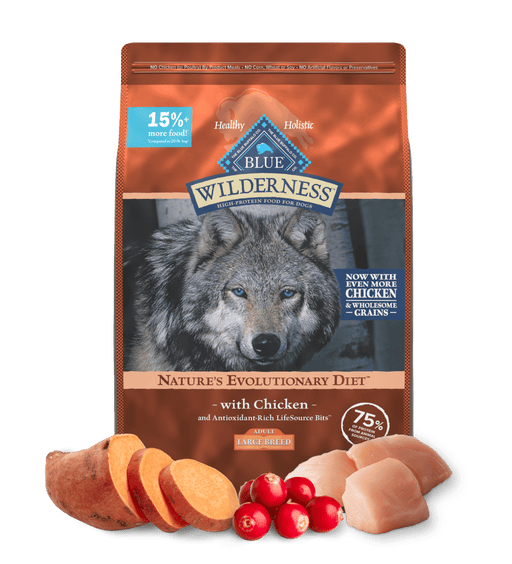 Blue Buffalo Wilderness Dog Adult Large Breed Chicken 24lb