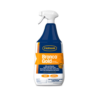 Farnam Bronco Gold Equine Fly Spray RTU, 32oz