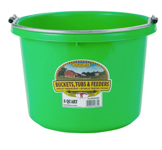 8 Quart Plastic Bucket - Round