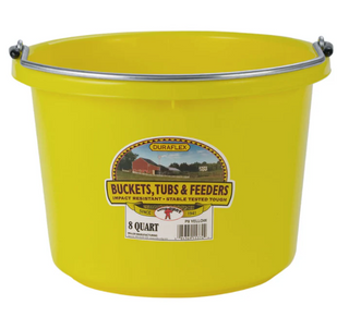 8 Quart Plastic Bucket - Round