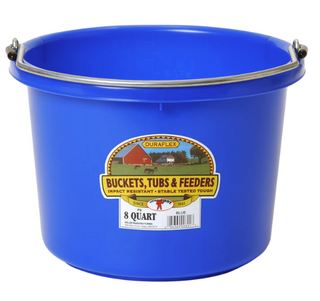 8 Quart Plastic Bucket - Round