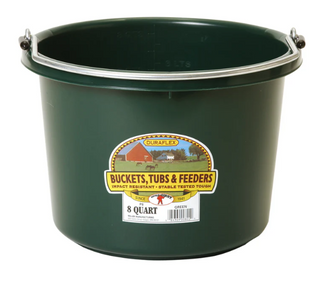 8 Quart Plastic Bucket - Round