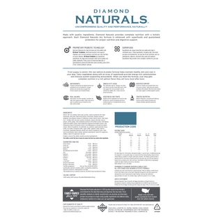 DIAMOND NATURALS SKIN & COAT ALL LIFE STAGES DOG SALMON & POTATO FORMULA
