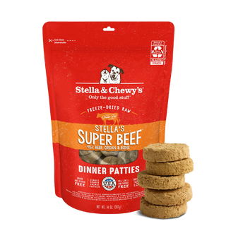 Stella & Chewy's Freeze Dried Raw Dinner Patties Super Beef, 14 oz.