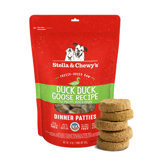 Stella & Chewy's Freeze Dried Raw Dinner Patties Duck Duck Goose, 14 oz.