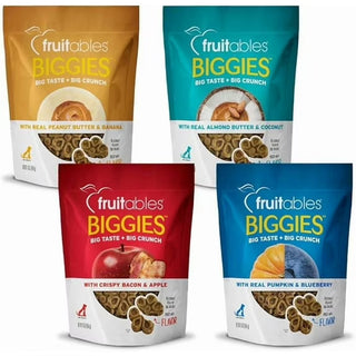 Fruitables Biggies Dog Treats in Assorted Falvors, 16oz