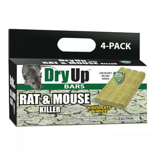 Harris Rat & Mouse Killer Dry Up Bars, 4lb