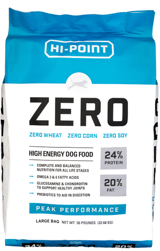 Hi-Point ZERO High Energy 24/20 Dry Dog Food, 50 lb