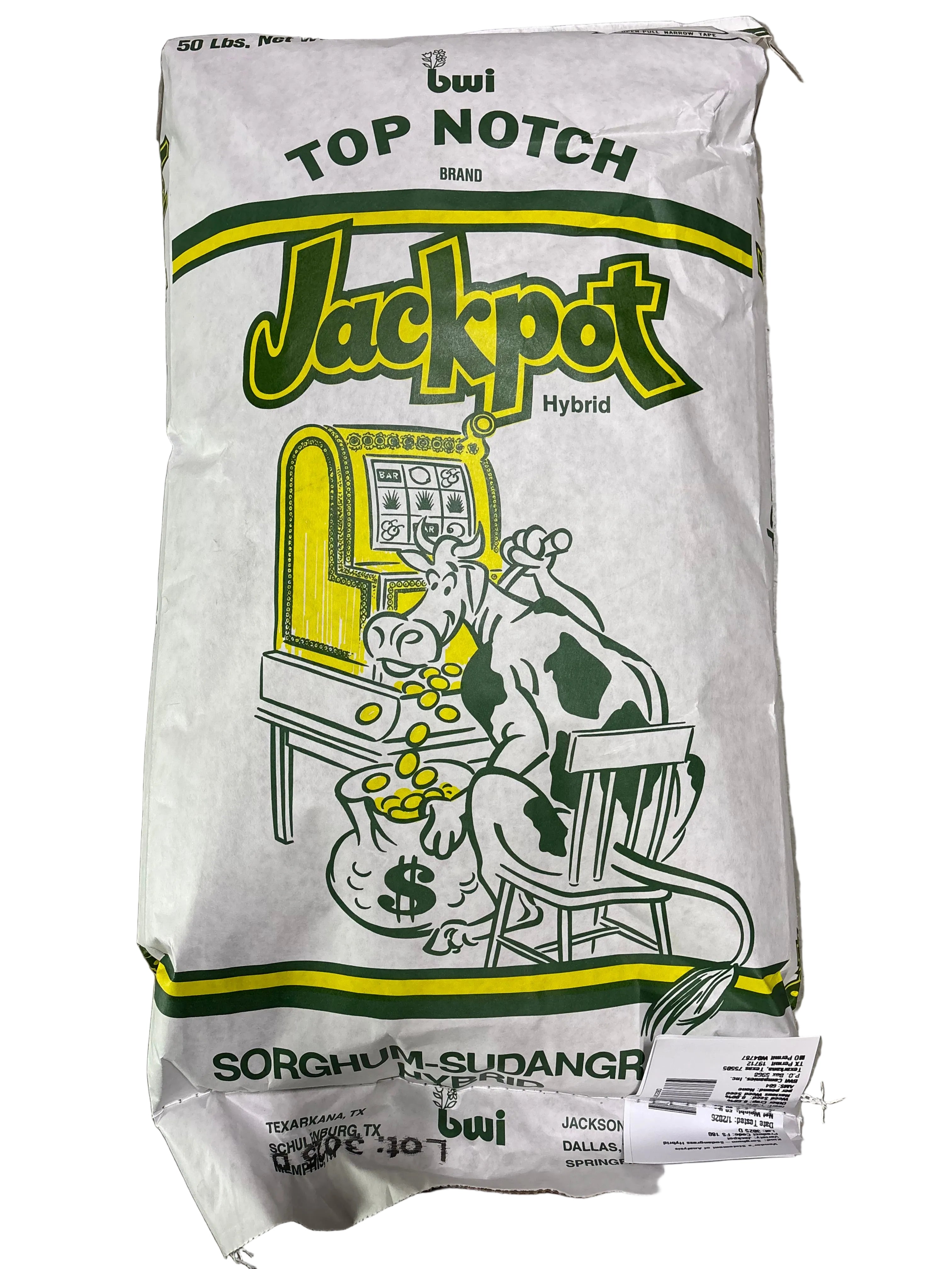Top Notch Jackpot Sudan Seed 50lb – Russell Feed & Supply