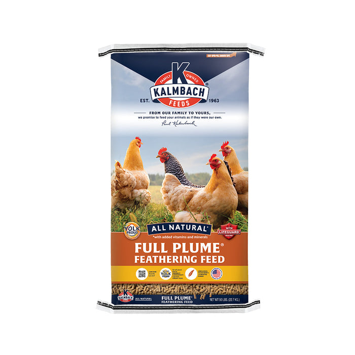 Kalmbach Full Plume Feathering Feed 20% Pellet 50lb