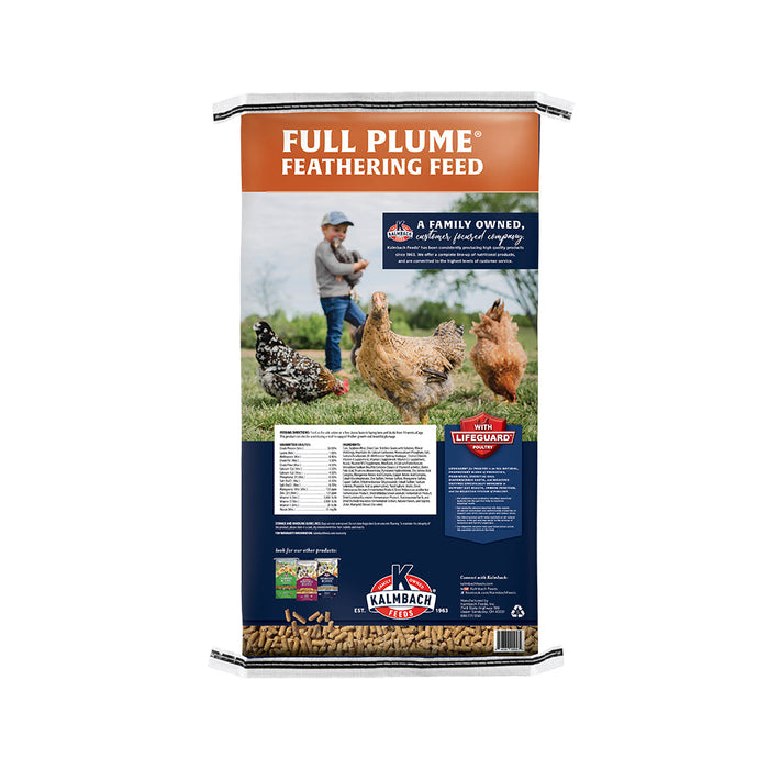Kalmbach Full Plume Feathering Feed 20% Pellet 50lb