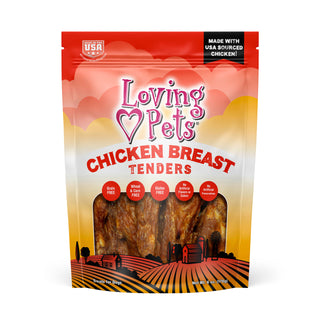 Loving Pets Chicken Breast Tender Treats for Dogs, 6oz