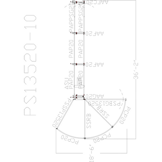Priefert Premier Open Sweep 135 Degree w/ 24' Adj Alley, Gate & Preg Panels – PS13520-10