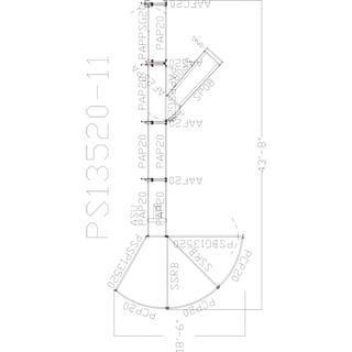 Priefert Premier Open Sweep 135 Degree Sweep w/ 32' Adj Alley & Sort Alley - PS13520-11
