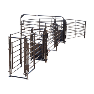 Priefert Premier Open Sweep 135 Degree with 24' Adj Alley & Chute Attachment - PS13520-9