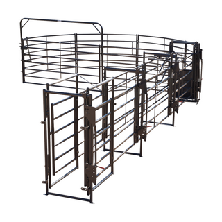 Priefert Premier Open Sweep 180 Degree with 24' Adj Alley & Preg Panels - PS20-10