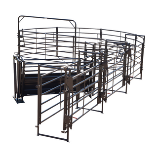 Priefert Premier Open Sweep 180 Degree with 24' Adj Alley & Calf Sort Alley - PS20-11