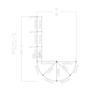 Priefert Premier Open Sweep 180 Degree with 24' Alley - PS20-5