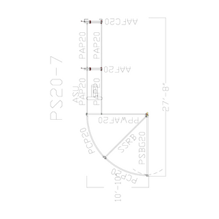 Priefert Premier Open Sweep 90 Degree with 16' Adjustable Alley - PS20-7