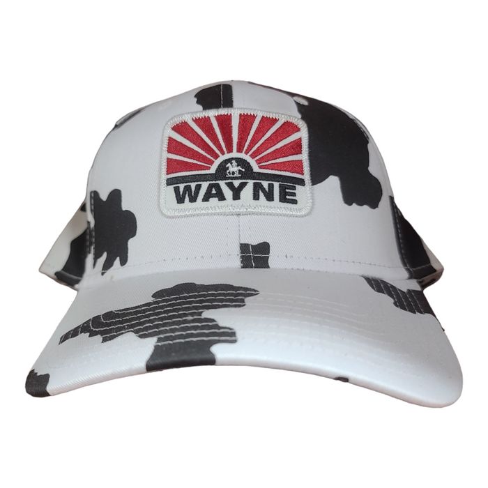 Wayne Cow Print Winter Cap