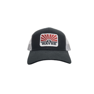 Wayne Black Trucker Cap