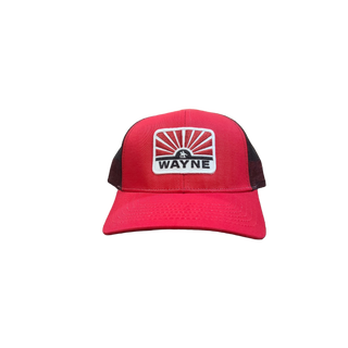 Wayne Red/Black Trucker Cap