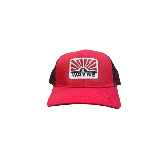 Wayne Red/Black Trucker Cap