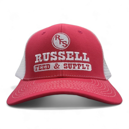 Russell Feed Bright Pink Snapback Cap