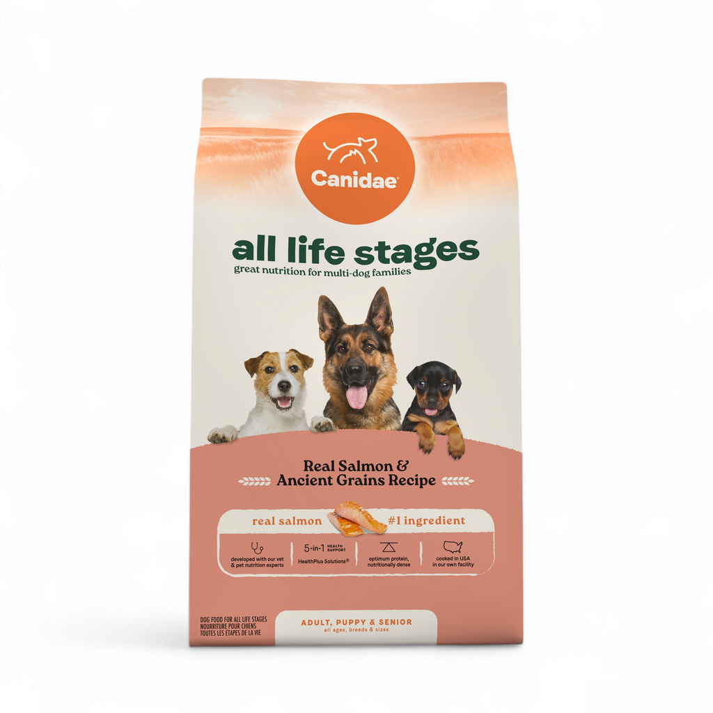 Rustle Food Canidae All Life Stages Dry Dog Food, Real Salmon & Ancient Grains Rec ...