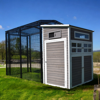 Rugged Ranch Chalet Chicken Coop & Run Set