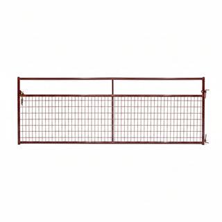 Priefert Wire Filled Economy Gate, 12ft-Red