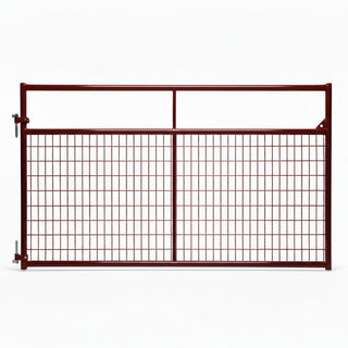 Priefert Wire Filled Economy Gate, 8ft-Red